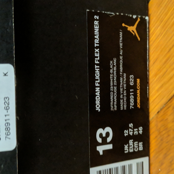 Mens Jordan flight flex trainer 2 in infrared 23. Brand New in box never worn - Picture 2 of 7